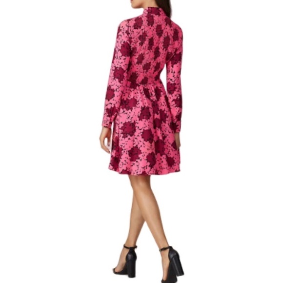 Kate Spade Pink Bubble Dot Smocked Dress - size 14 - Picture 2 of 9